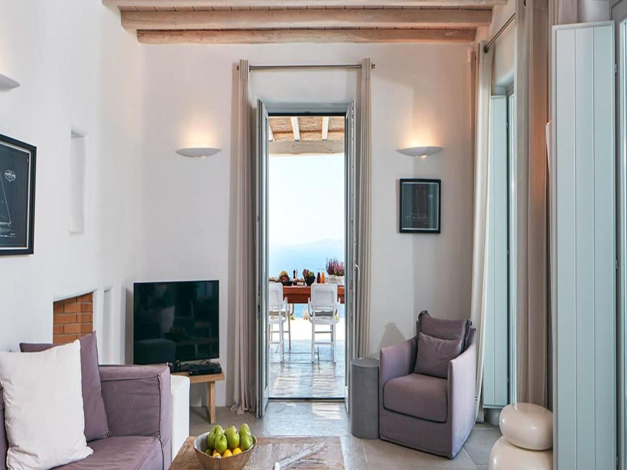 Exquisite Mykonos Exclusive 3 Bedroom Private Pool Sea View Houlakia Villa *