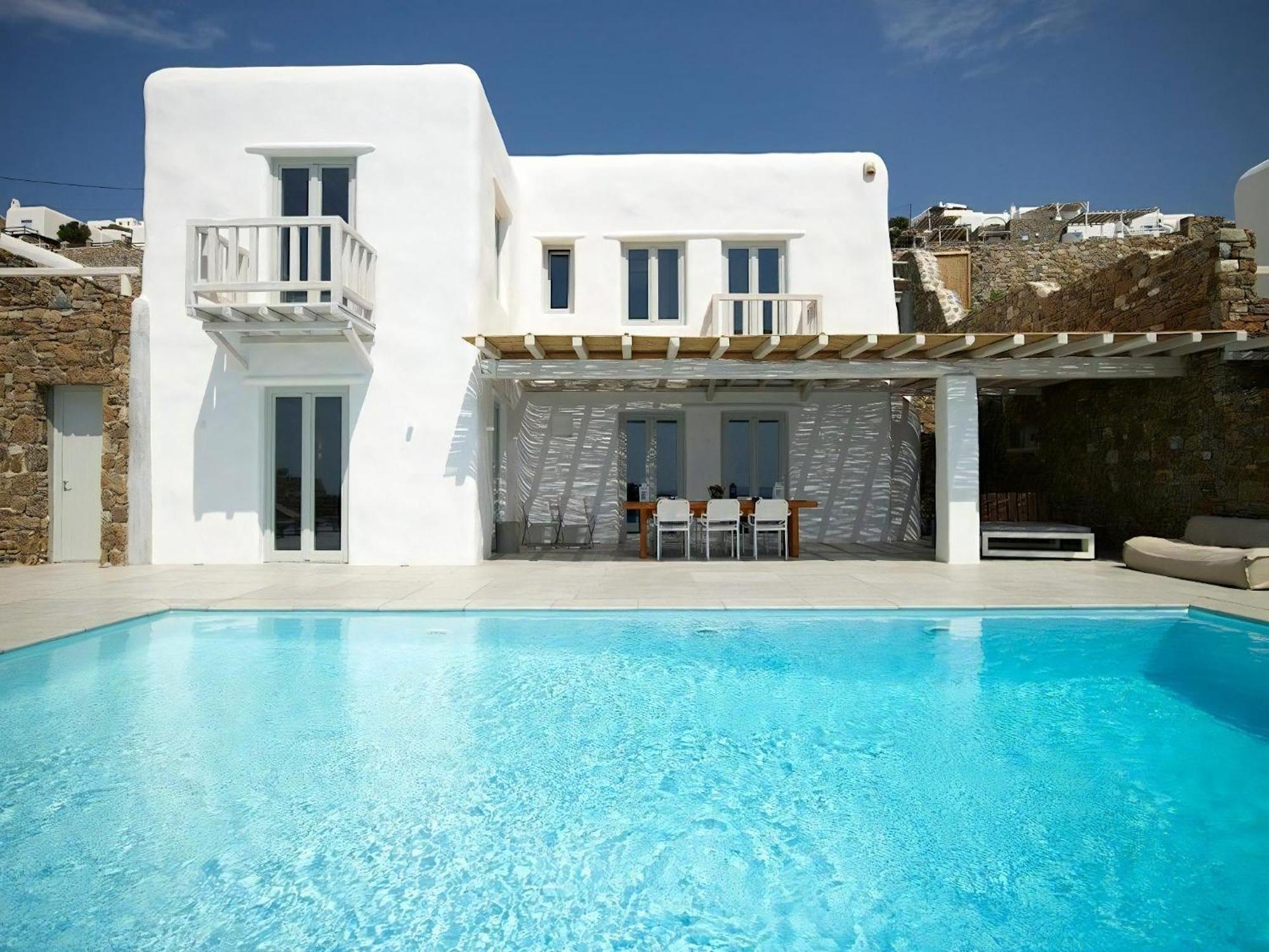 Exquisite Mykonos Exclusive 3 Bedroom Private Pool Sea View Houlakia